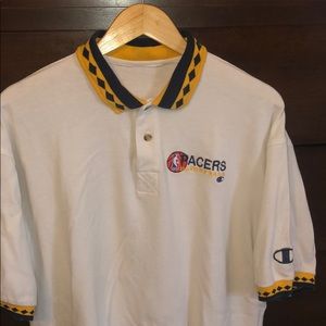» VINTAGE CHAMPION PACERS BASKETBALL POLO «